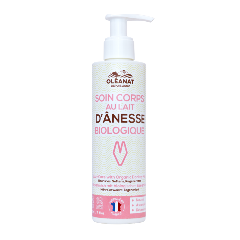 Body care with organic donkey milk